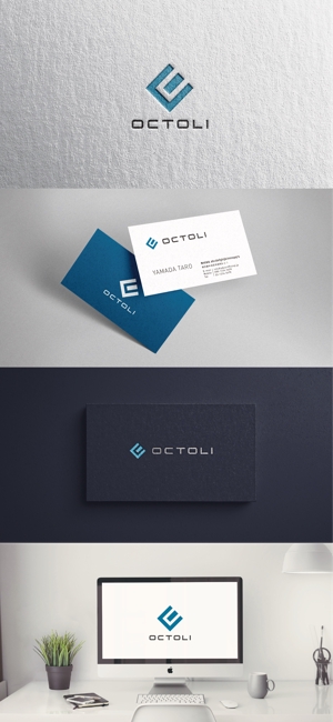 blue blues (PLANETS)さんの店舗名とブランド名共通「OCTOLI」のロゴへの提案