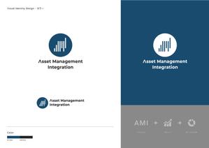 Gold Design (juncopic)さんの資産運用を提案する新事業「Asset Management Integration」のロゴ作成への提案