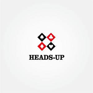 tanaka10 (tanaka10)さんのアミューズメントポーカーバー　「heads-up」　のロゴ作成をおねがいしますへの提案