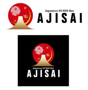 FISHERMAN (FISHERMAN)さんの「Japanese SUSHI Bar AJISAI」のロゴ作成への提案