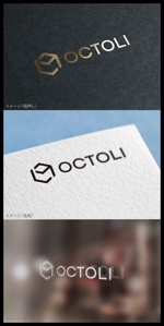 mogu ai (moguai)さんの店舗名とブランド名共通「OCTOLI」のロゴへの提案
