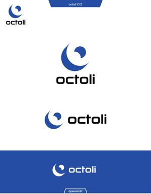 queuecat (queuecat)さんの店舗名とブランド名共通「OCTOLI」のロゴへの提案