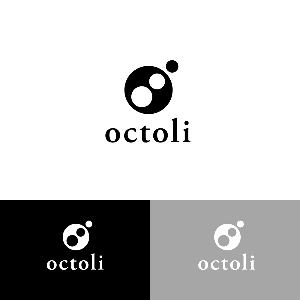 店舗名とブランド名共通「OCTOLI」のロゴ