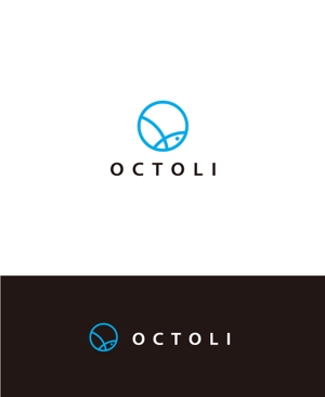 smoke-smoke (smoke-smoke)さんの店舗名とブランド名共通「OCTOLI」のロゴへの提案