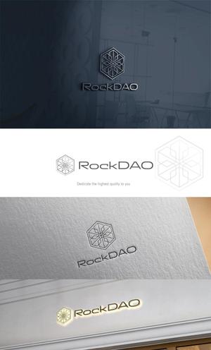 カワシーデザイン (cc110)さんの仮想通貨コミュニティ「RockDAO」のロゴへの提案