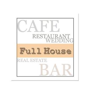Solid_design ()さんのカフェ＆バー「Full House」のロゴ作成への提案