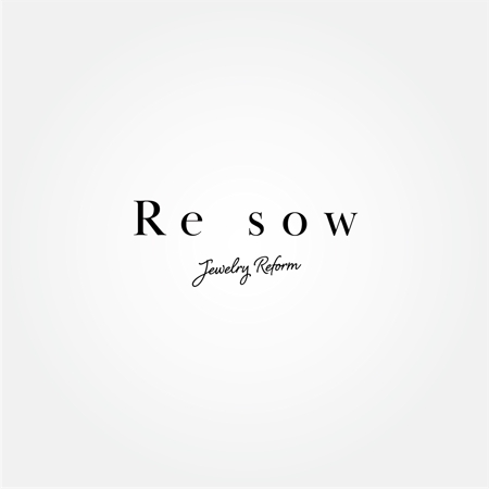tanaka10 (tanaka10)さんのオンラインジュエリーリフォームサイト「Re sow」のロゴへの提案