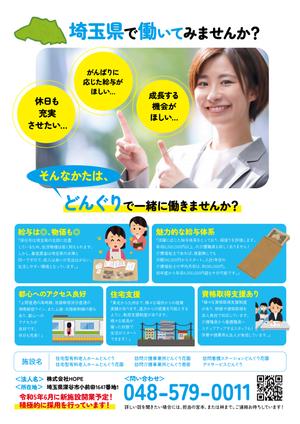 TNaito (TNaito)さんの学生対象求人チラシへの提案