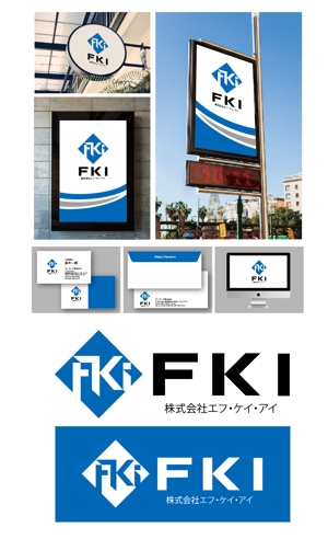 King_J (king_j)さんの建設会社　「株式会社F・K・I」「株式会社エフ・ケイ・アイ」のロゴ作成のお願いへの提案