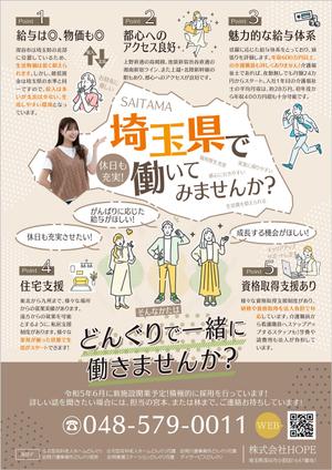 Chirara (chirara)さんの学生対象求人チラシへの提案