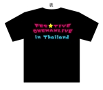 arie (arie7)さんのアイドルグループのタイでのワンマンライブ記念Tシャツデザインへの提案