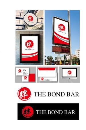 King_J (king_j)さんのBAR店　絆　「THE　BOND　BAR＆SNACK」ロゴへの提案