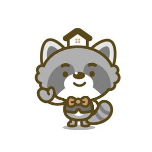 Jelly (Jelly)さんの【住宅相談所】アライグマのキャラクターデザインへの提案