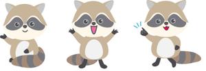 CUBE (cube1)さんの【住宅相談所】アライグマのキャラクターデザインへの提案