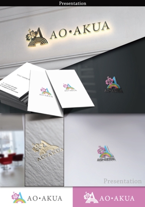 BKdesign (late_design)さんの整体＆コンディショニング　『AO・AKUA』　のロゴの作成大募集への提案
