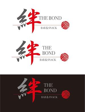 田中　威 (dd51)さんのBAR店　絆　「THE　BOND　BAR＆SNACK」ロゴへの提案