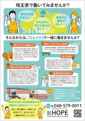 akima05 (akima05)さんの学生対象求人チラシへの提案