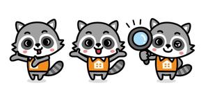 栗山　薫 (kuri_pulsar)さんの【住宅相談所】アライグマのキャラクターデザインへの提案