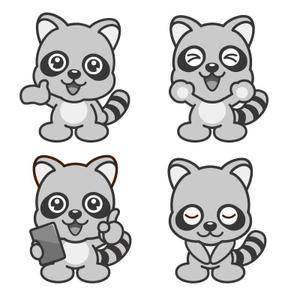 perles de verre (perles_de_verre)さんの【住宅相談所】アライグマのキャラクターデザインへの提案