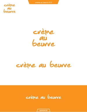 queuecat (queuecat)さんの手作りバタークリームの店　crème au beurre 〔クレームオブール〕のロゴへの提案