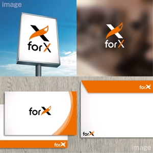 oo_design (oo_design)さんのコンサルティング事業を営む企業「forX」の企業ロゴへの提案