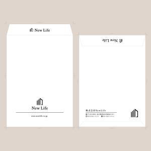 LLDESIGN (ichimaruyon)さんの不動産仲介会社の封筒デザインへの提案