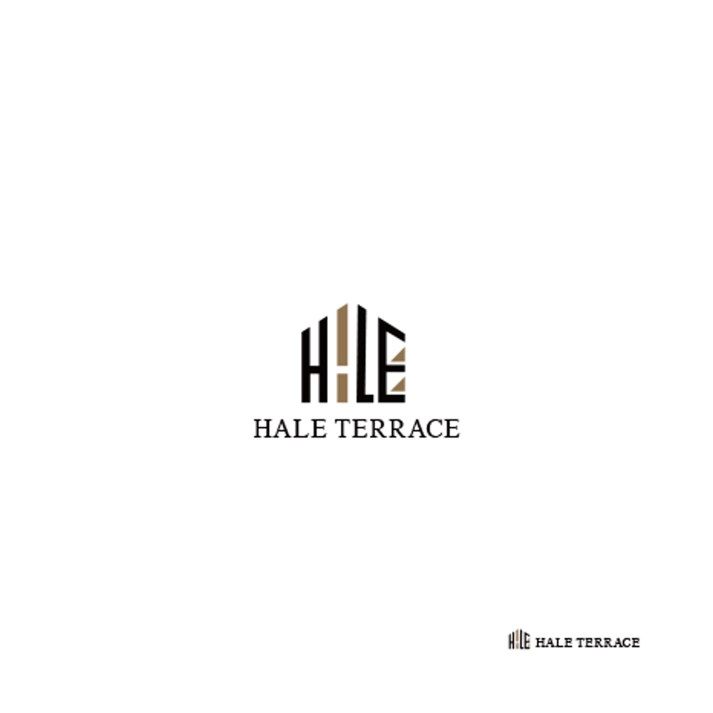 弊社、建売分譲住宅『HALE TERRACE』のロゴ作成依頼