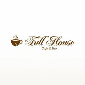 anteret (LAINE)さんのカフェ＆バー「Full House」のロゴ作成への提案