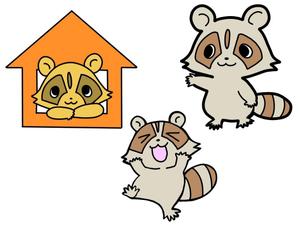 橙　ころも (daidaikoromo)さんの【住宅相談所】アライグマのキャラクターデザインへの提案
