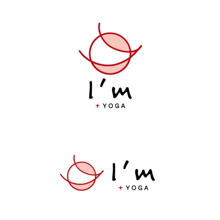 otanda (otanda)さんのエアリアルヨガスタジオ「I'm +YOGA」のロゴへの提案