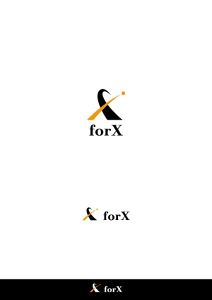 ヘブンイラストレーションズ (heavenillust)さんのコンサルティング事業を営む企業「forX」の企業ロゴへの提案