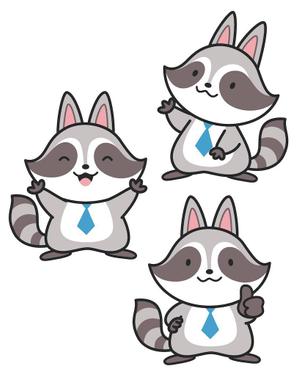 BlackPenguin (BlackPenguin)さんの【住宅相談所】アライグマのキャラクターデザインへの提案