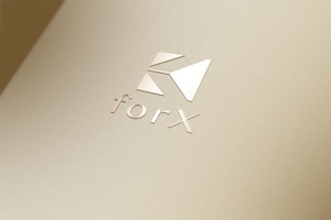 REVELA (REVELA)さんのコンサルティング事業を営む企業「forX」の企業ロゴへの提案