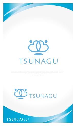 Q-Design (cats-eye)さんのオンライン葬儀「TSUNAGU」のロゴへの提案