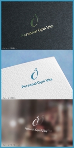 mogu ai (moguai)さんのパーソナルトレーニングジム「Personal Gym Uka」の店舗のロゴへの提案