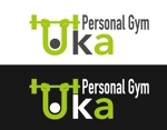 Force-Factory (coresoul)さんのパーソナルトレーニングジム「Personal Gym Uka」の店舗のロゴへの提案