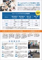 ミカサデザイン (neropato)さんの企業向け（企業研修）営業チラシの作成依頼への提案