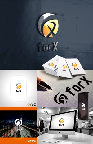 k_31 (katsu31)さんのコンサルティング事業を営む企業「forX」の企業ロゴへの提案