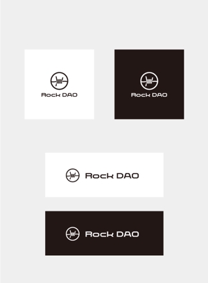 smoke-smoke (smoke-smoke)さんの仮想通貨コミュニティ「RockDAO」のロゴへの提案
