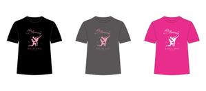 N design (noza_rie)さんのバレエスタジオの20周年記念Tシャツデザインへの提案