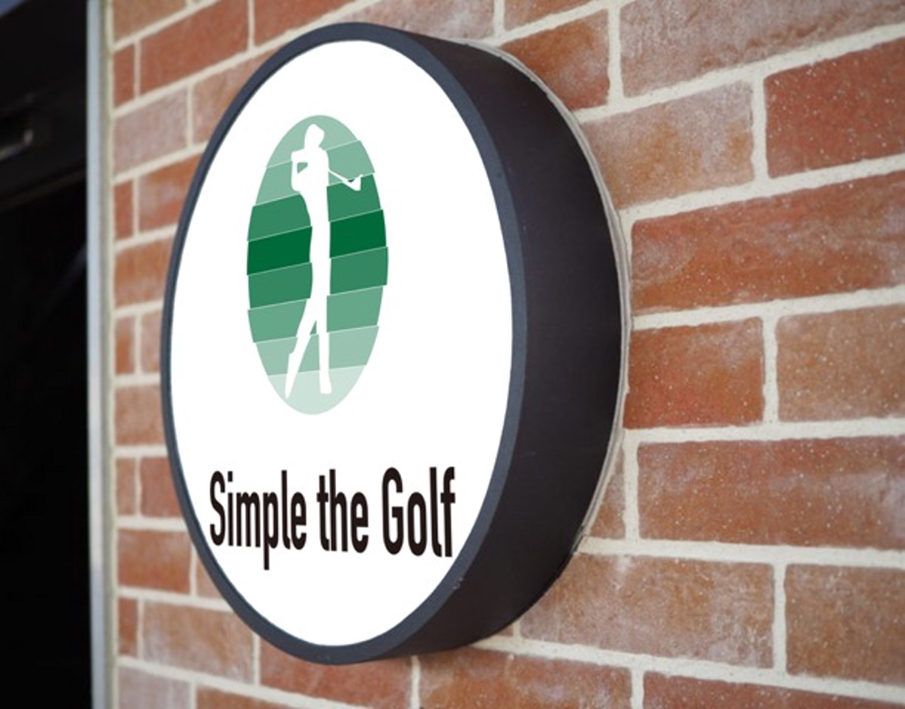 ゴルフブランド「simple the golf」のブランドロゴ