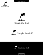 queuecat (queuecat)さんのゴルフブランド「simple the golf」のブランドロゴへの提案