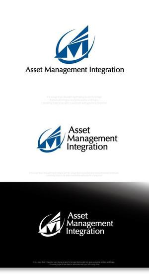 魔法スタジオ (mahou-phot)さんの資産運用を提案する新事業「Asset Management Integration」のロゴ作成への提案