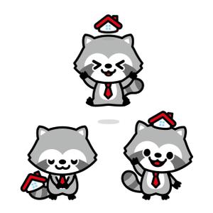 mu_cha (mu_cha)さんの【住宅相談所】アライグマのキャラクターデザインへの提案