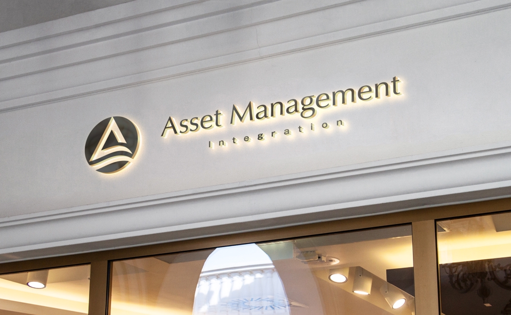 資産運用を提案する新事業「Asset Management Integration」のロゴ作成