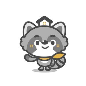 Jelly (Jelly)さんの【住宅相談所】アライグマのキャラクターデザインへの提案