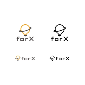 BUTTER GRAPHICS (tsukasa110)さんのコンサルティング事業を営む企業「forX」の企業ロゴへの提案