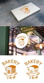 STRICK　DESIGN (strick-you3)さんの新店パン屋「こむぎ」のロゴへの提案
