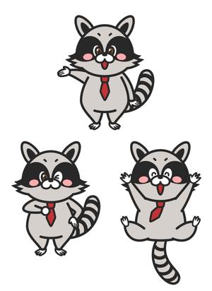 くま (bear0505)さんの【住宅相談所】アライグマのキャラクターデザインへの提案