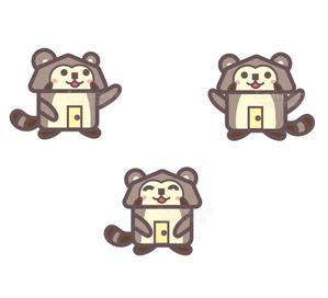 悠希 (yuruta1224)さんの【住宅相談所】アライグマのキャラクターデザインへの提案